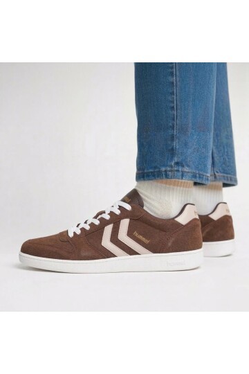 Kahve Bağcıklı Rahat Kalın Tabanlı Unisex Yürüyüş ve Spor Ayakkabı Sneaker 900835 Hml Perfect