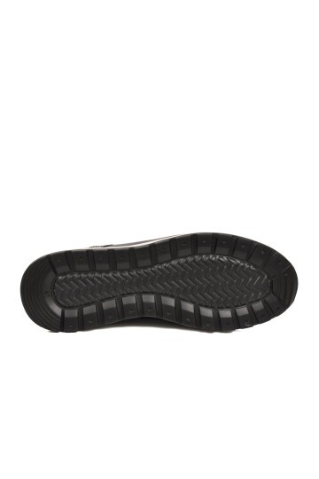 Lacivert Hakiki Deri Erkek Memory Taban Casual Sneaker M033 M