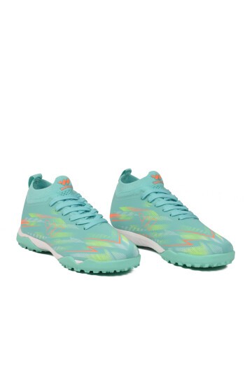 Mint Çoraplı Bağcıklı Unisex Futbol Ayakkabısı Halı Saha Strike G