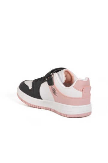 Pudra Çocuk Cırt Cırtlı Basketbol Sneaker Spor Ayakkabı