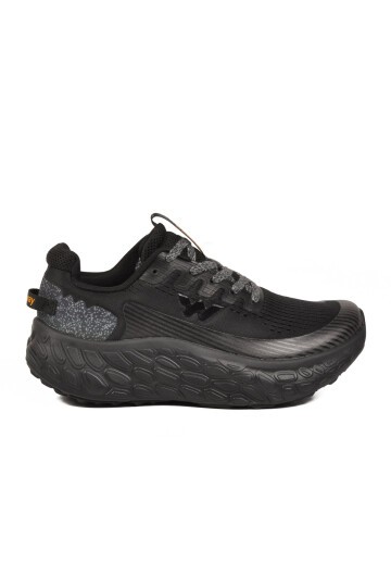 Siyah Fileli Hafif Rahat Hafızalı Kalın Tabanlı Erkek Yürüyüş ve  Spor Ayakkabı Sneaker Flystep M