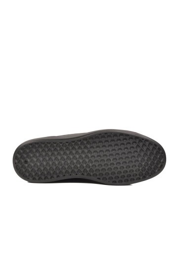 Siyah Hakiki Deri Erkek Casual Sneaker Memory Tabanlı Günlük Ayakkabı M665 M