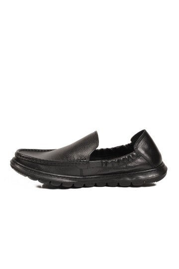 Siyah Rahat Hafızalı Taban Hakiki Deri Erkek Loafer Smart Casual Ayakkabı Sensitive M599 M