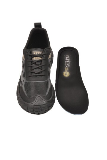 Erkek Siyah Nefes Alabilen Outdoor Trekking Stil Spor Ayakkabı E097 M
