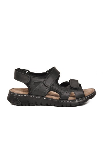 Erkek Outdoor Günlük Sandalet Yumuşak Rahat Taban Siyah M236 M