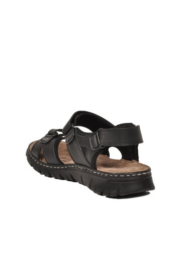 Erkek Outdoor Günlük Sandalet Yumuşak Rahat Taban Siyah M236 M