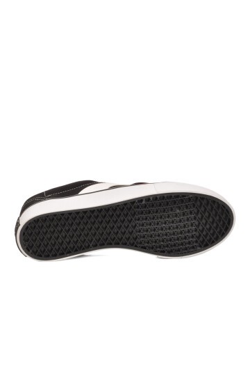 Siyah Dar Kalıp Erkek Kanvas Hava alabilen Rahat Sneaker Spor Ayakkabı 1002 G