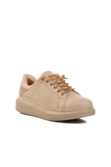 Ayakmod Bej Kadın Sneaker