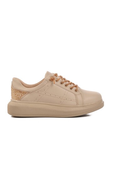 Ayakmod Bej Kadın Sneaker