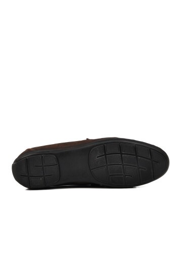 Ayakmod Kahve Nubuk Erkek Loafer Ayakkabı