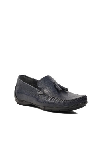 Ayakmod Lacivert Erkek Loafer Ayakkabı