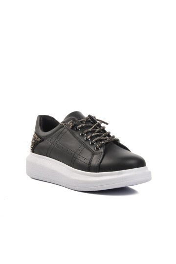 Ayakmod Siyah-Beyaz Kadın Sneaker