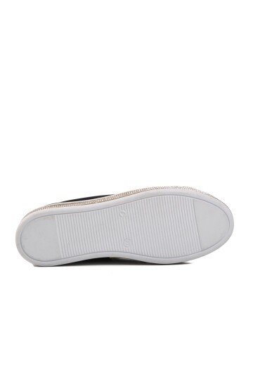 Ayakmod Siyah Rugan Kadın Sneaker