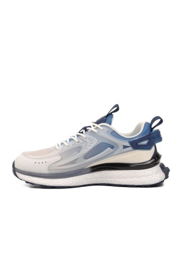 Pierre Cardin Beyaz-Mavi Erkek Spor Ayakkabı