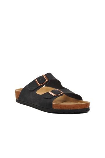 Pierre Cardin Siyah Erkek Terlik