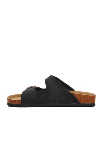 Pierre Cardin Siyah Erkek Terlik