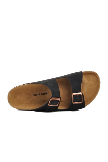 Pierre Cardin Siyah Erkek Terlik