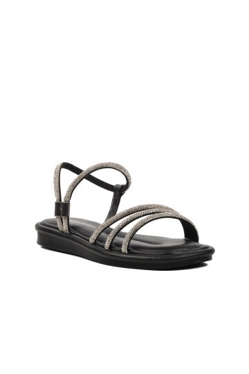 Pierre Cardin Siyah Kadın Sandalet