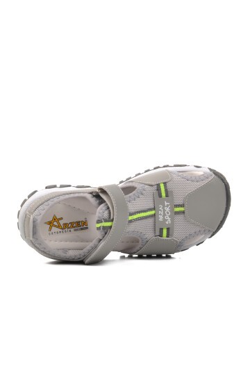 Ayakmod Açık Gri Çocuk Sandalet
