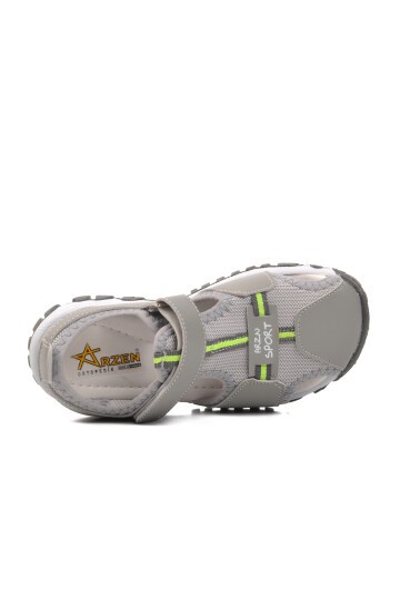 Ayakmod Açık Gri Çocuk Sandalet