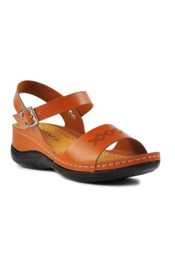 Ayakmod Camel Kadın Sandalet