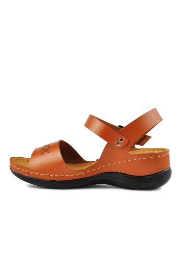 Ayakmod Camel Kadın Sandalet