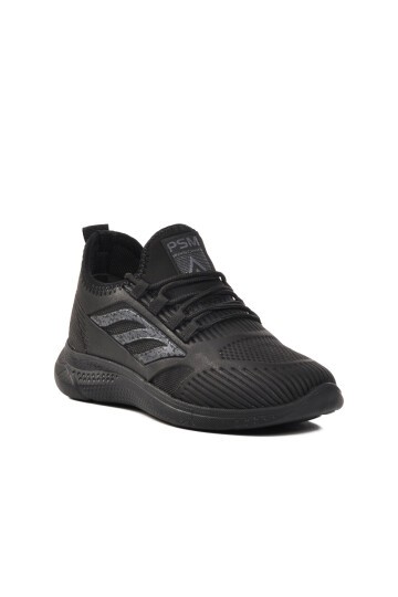 Walkway Siyah-Siyah Unisex Spor Ayakkabı