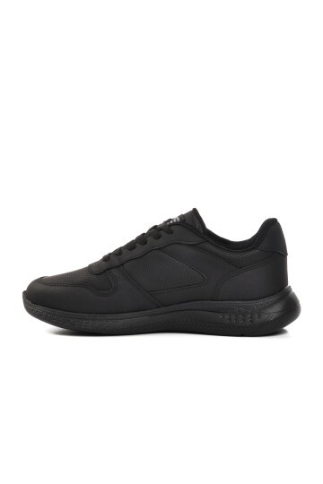 Siyah Fileli Hafif Unisex Spor Ayakkabı Pasomia G