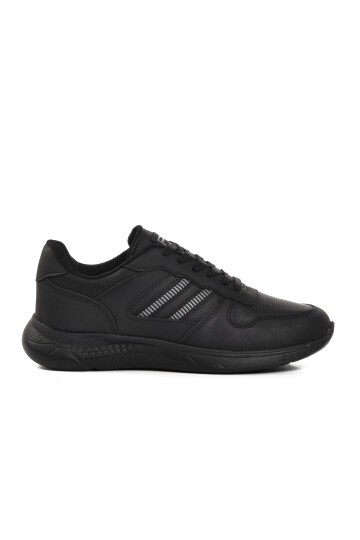 Siyah Fileli Hafif Unisex Spor Ayakkabı Pasomia G