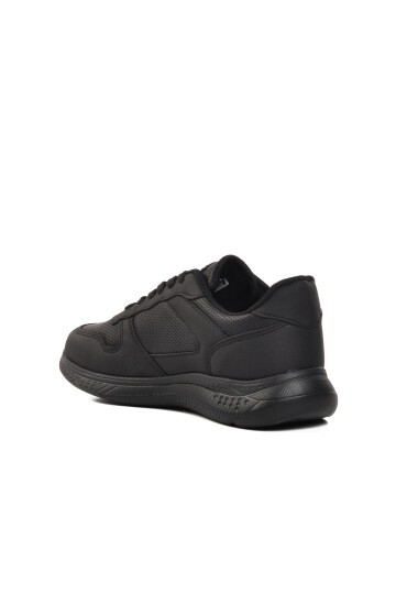Siyah Fileli Hafif Unisex Spor Ayakkabı Pasomia G