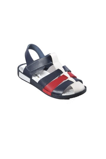 Ayakmod Kırmızı-Lacivert Çocuk Sandalet