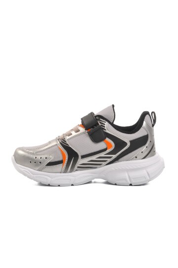 Slazenger Gri-Siyah Çocuk Spor Ayakkabı