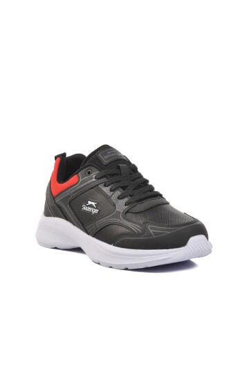 Slazenger Siyah-Kırmızı Unisex Spor Ayakkabı