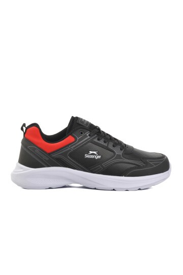Slazenger Siyah-Kırmızı Unisex Spor Ayakkabı