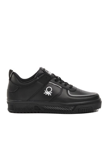 Benetton Siyah-Siyah Unisex Sneaker