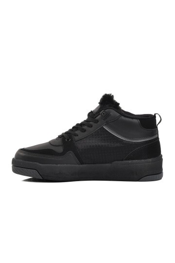Benetton Siyah Unisex Hi Sneaker