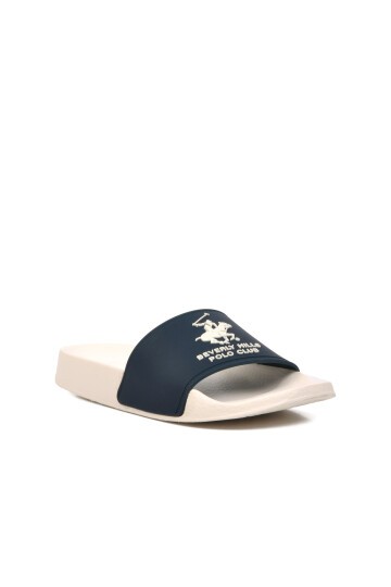 Beverly Hills Polo Club Beyaz-Yeşil Unisex Terlik