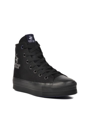 Beverly Hills Polo Club Siyah Unisex Hi Sneaker
