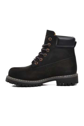 Bulldozer Siyah Nubuk Unisex Bot