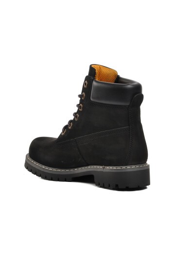 Bulldozer Siyah Nubuk Unisex Bot