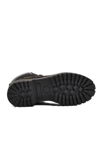 Bulldozer Siyah Nubuk Unisex Bot