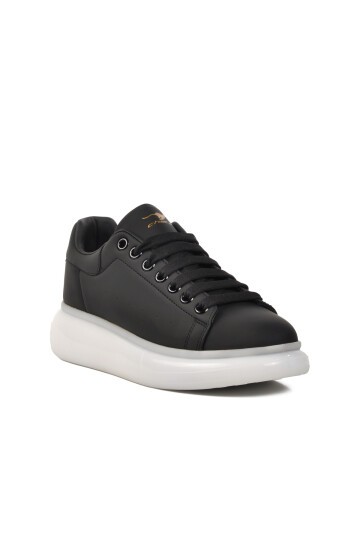 Walkway Siyah-Beyaz Erkek Sneaker
