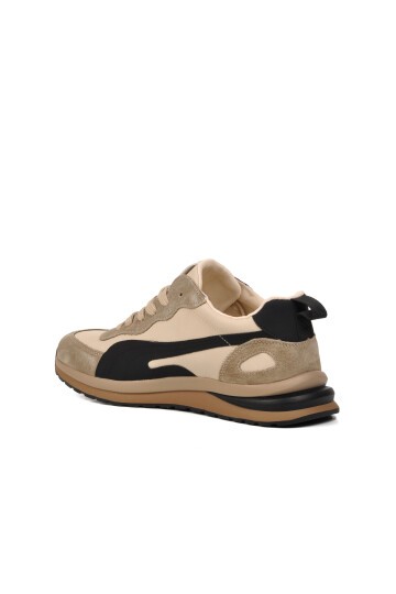 Geniş Kalıp Bej Erkek Sneaker