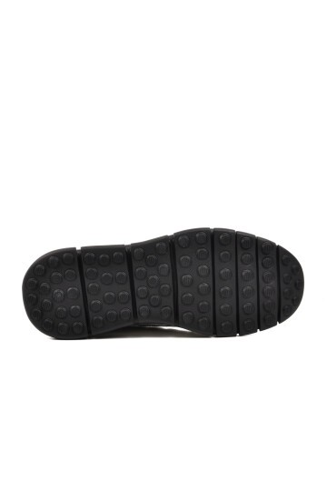Hakiki Deri Kaymaz Taban  Beyaz Erkek Sneaker
