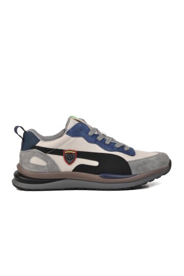 Geniş Kalıp Beyaz Erkek Sneaker