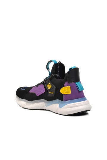 Fileli Siyah Erkek Sneaker
