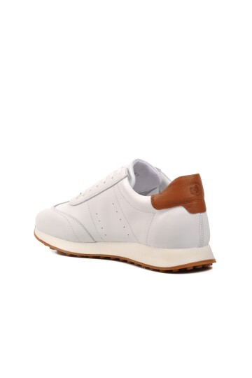 Hammer Jack Beyaz Hakiki Deri Erkek Sneaker