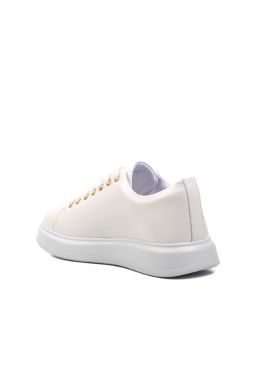Hammer Jack Beyaz  Hakiki Deri Erkek Sneaker