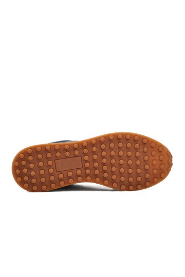 Hammer Jack Lacivert Hakiki Deri Erkek Sneaker