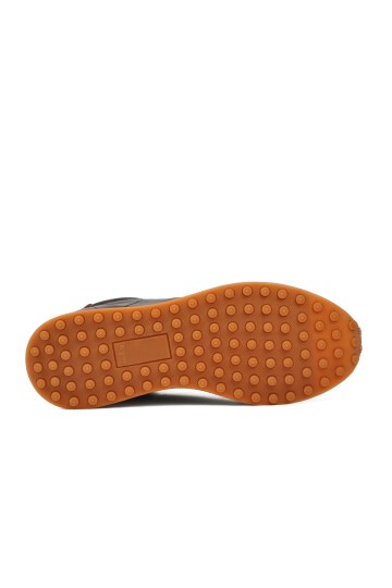 Hammer Jack Siyah Hakiki Deri Erkek Sneaker